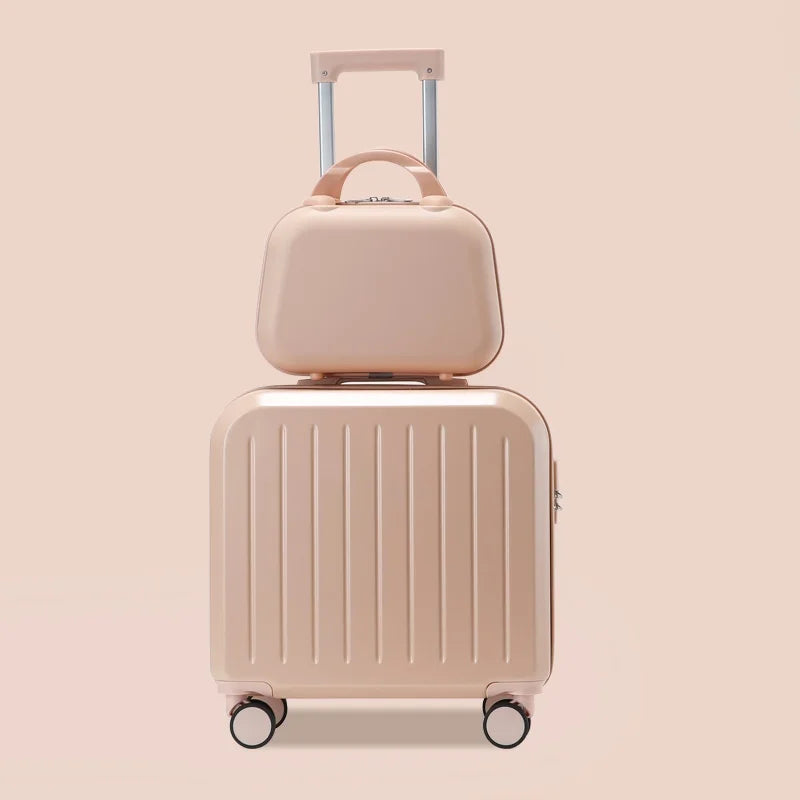 JMT-606922 Stylish PC ABS Trolley Luggage Travel Bag with Universal Wheels for Easy Mobility