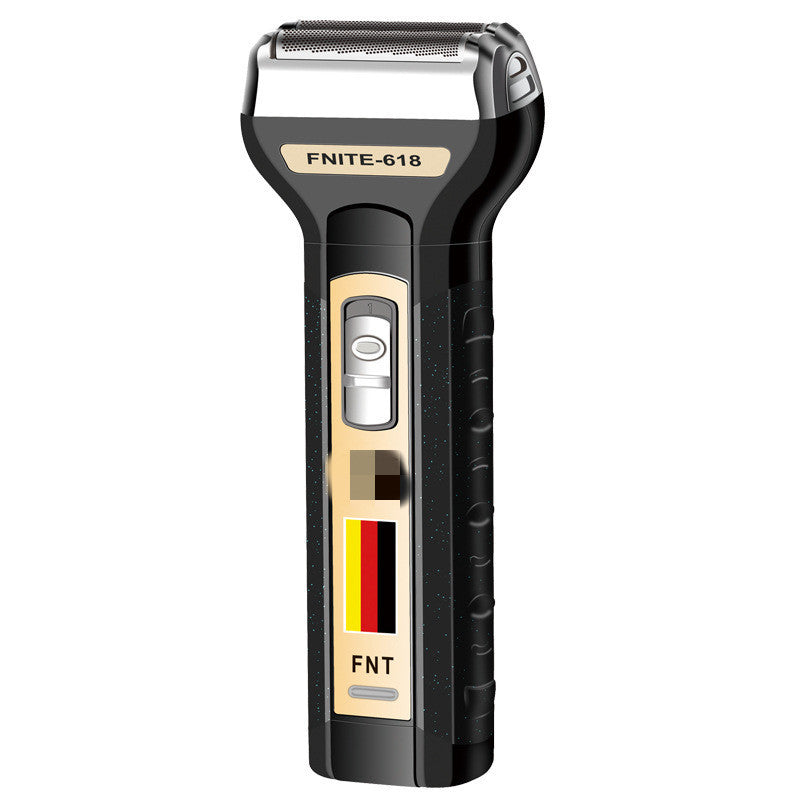 JMT-607114 Three-in-One Electric Shaver with Reciprocating Heads, ABS and PC Material, Easy Clean Design