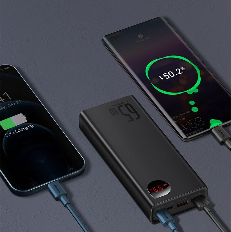 JMT-607562 High-Capacity 20000mAh PD Two-Way Fast Charging Power Bank with Alloy Shell