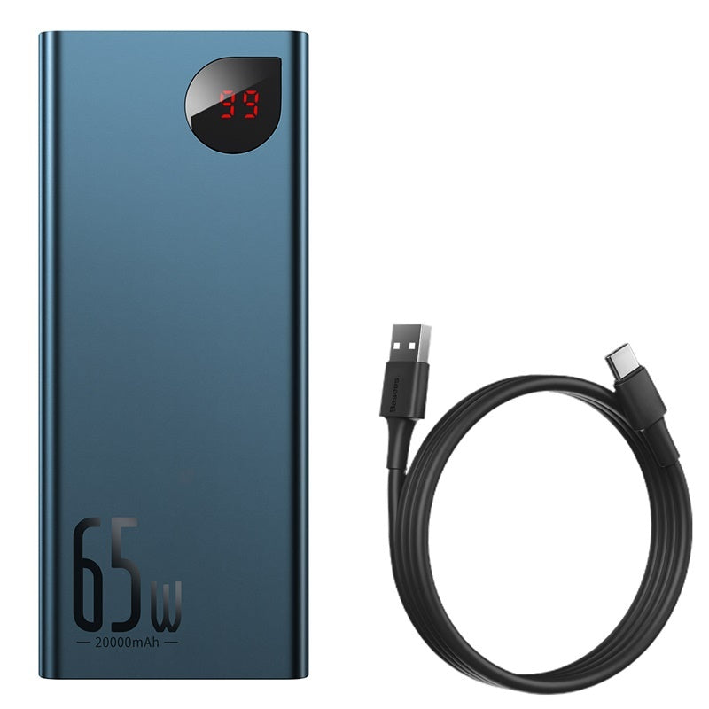 JMT-607562 High-Capacity 20000mAh PD Two-Way Fast Charging Power Bank with Alloy Shell