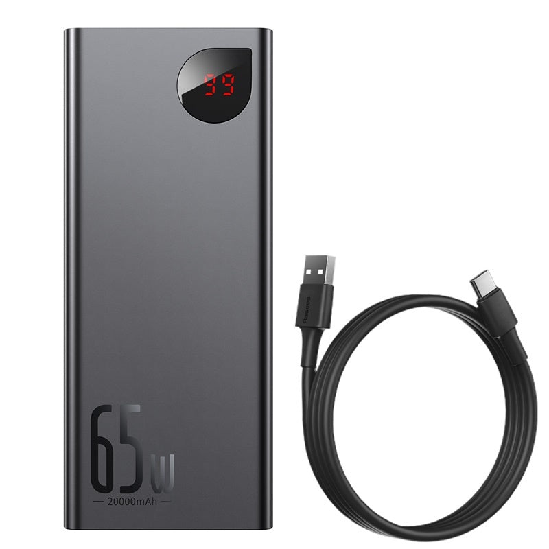 JMT-607562 High-Capacity 20000mAh PD Two-Way Fast Charging Power Bank with Alloy Shell