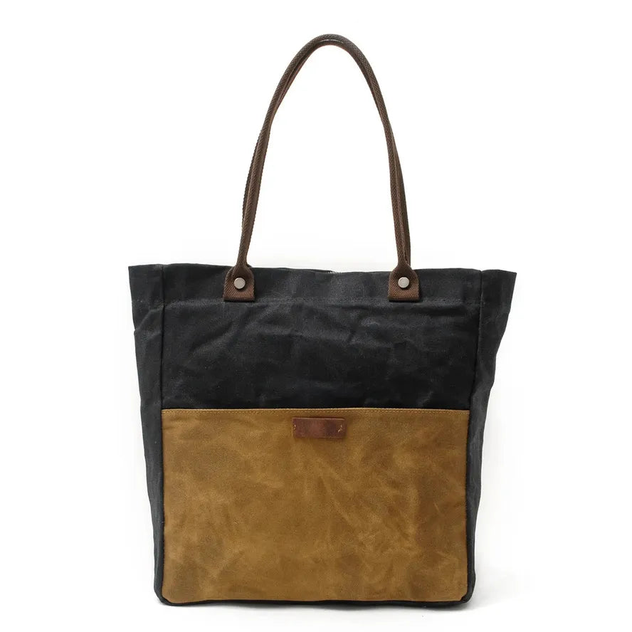 JMT-607562 Retro Waterproof Batik Canvas Shoulder Tote Bag for Women in Various Colours