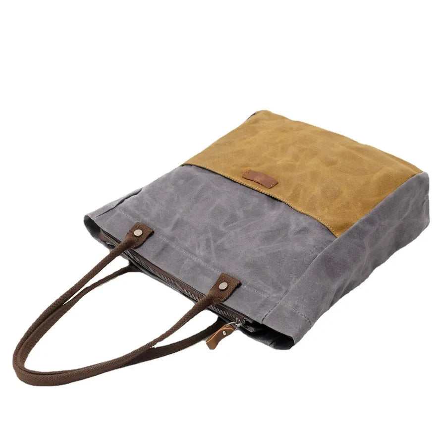 JMT-607562 Retro Waterproof Batik Canvas Shoulder Tote Bag for Women in Various Colours