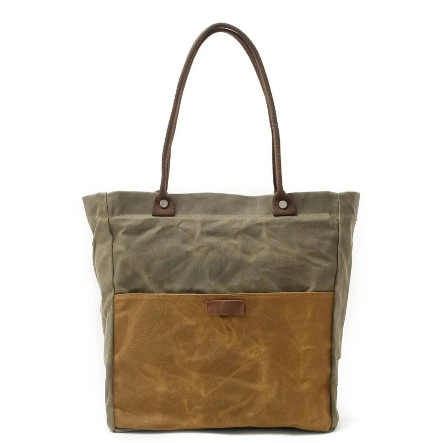 JMT-607562 Retro Waterproof Batik Canvas Shoulder Tote Bag for Women in Various Colours