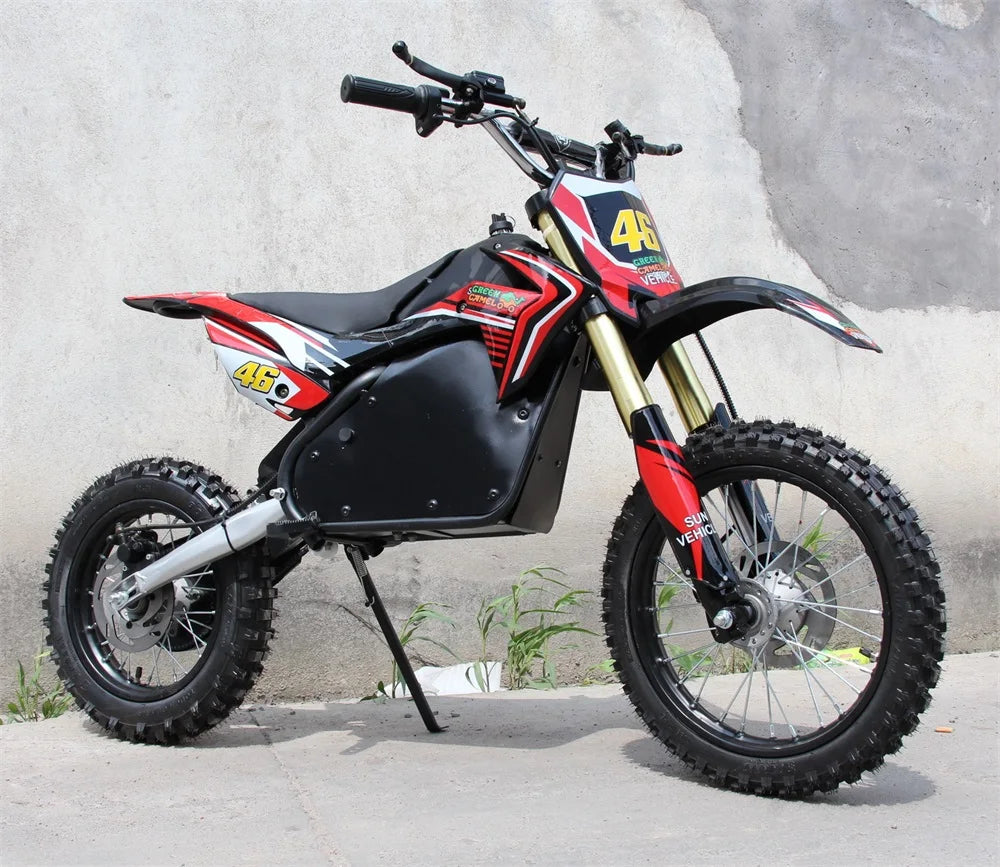 JMT-607626 Electric 1200W 48V Dirt Bike for Off-Road Adventure , Top Speed 27.9 mph