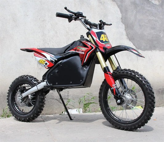 JMT-607626 Electric 1200W 48V Dirt Bike for Off-Road Adventure , Top Speed 27.9 mph