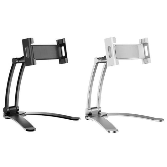 JMT-607882 Aluminum Alloy Adjustable Tablet Stand with Silicone Base for Desktop Use