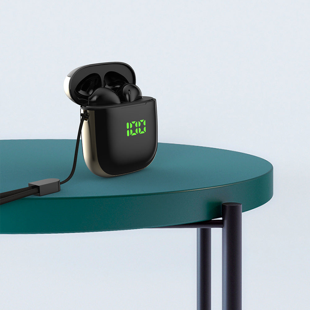 JMT-608010 Wireless In-Ear Headset with LCD Display for Apple and Android Devices