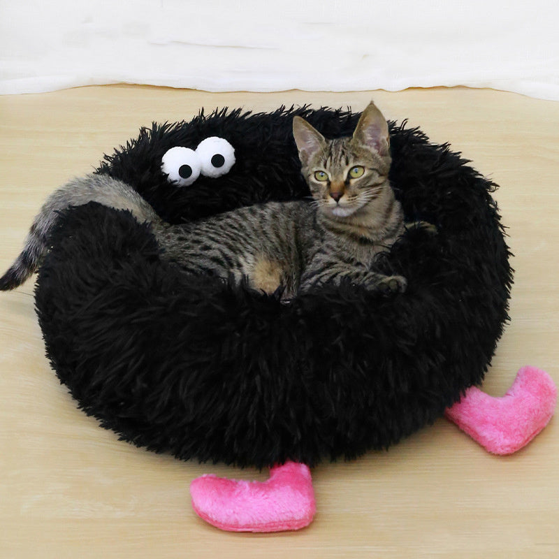 JMT-608330 Cozy Plush Nest for Small to Medium Dogs - Thick Warm Mat for Autumn and Winter Sleep