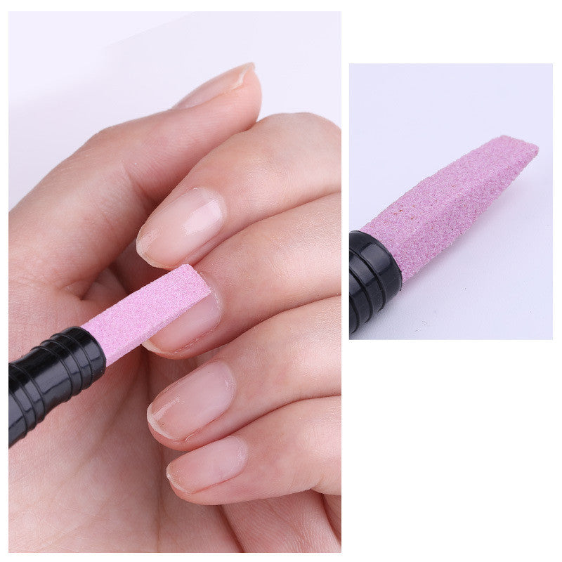 JMT-608330 Double-Ended Quartz Cleanser Pen for Nail Care and Dead Skin Removal, 14.2CM, PP Material