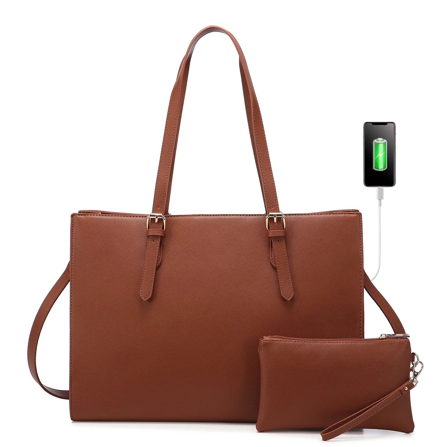 JMT-608842 Spacious Women’s Tote Bags Set for Office and Laptop - Stylish and Functional Shoulder Purses