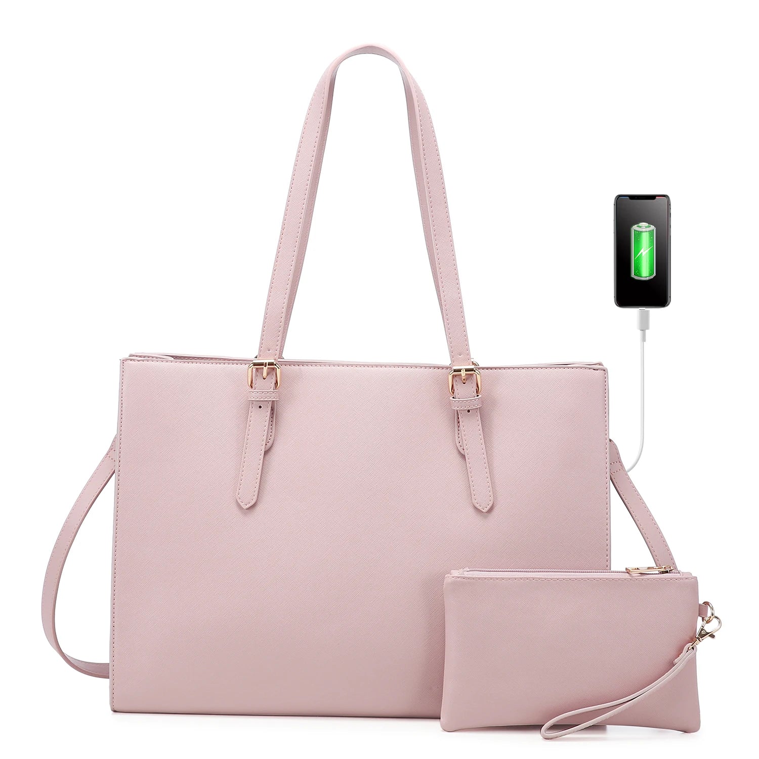 JMT-608842 Spacious Women’s Tote Bags Set for Office and Laptop - Stylish and Functional Shoulder Purses