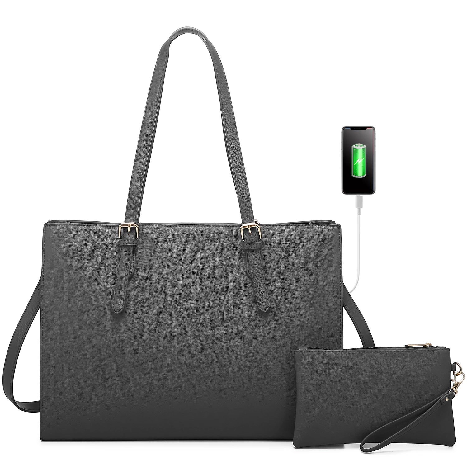 JMT-608842 Spacious Women’s Tote Bags Set for Office and Laptop - Stylish and Functional Shoulder Purses