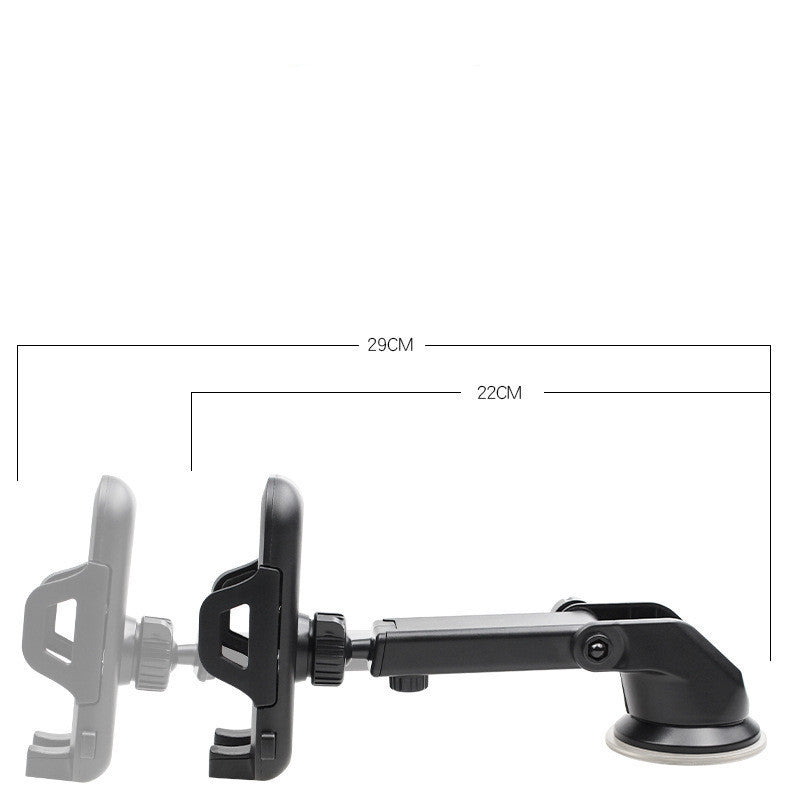 JMT-609034 Carbon Fiber Texture Suction Cup Phone Holder for Cars and Desktops