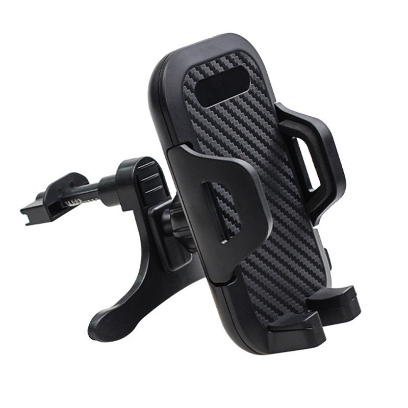 JMT-609034 Carbon Fiber Texture Suction Cup Phone Holder for Cars and Desktops