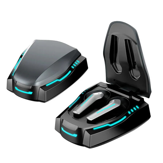 JMT-609354 Wireless Gaming Headset with Noise Cancelling Earbuds - TWS In-Ear Earphones for Handsfree Gaming