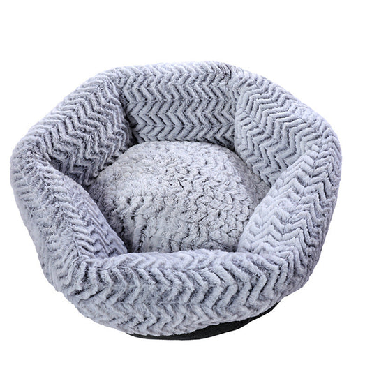 JMT-609482 Hexagonal Pet House - Cozy Cloth Dog & Cat Bed, Available in Multiple Sizes (40cm to 120cm)