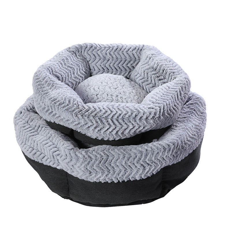 JMT-609482 Hexagonal Pet House - Cozy Cloth Dog & Cat Bed, Available in Multiple Sizes (40cm to 120cm)
