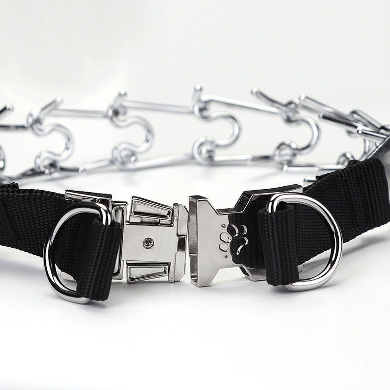 JMT-609674 Adjustable Iron Dog Training Chain Collar - 4.0MM Thickness, 60CM Length