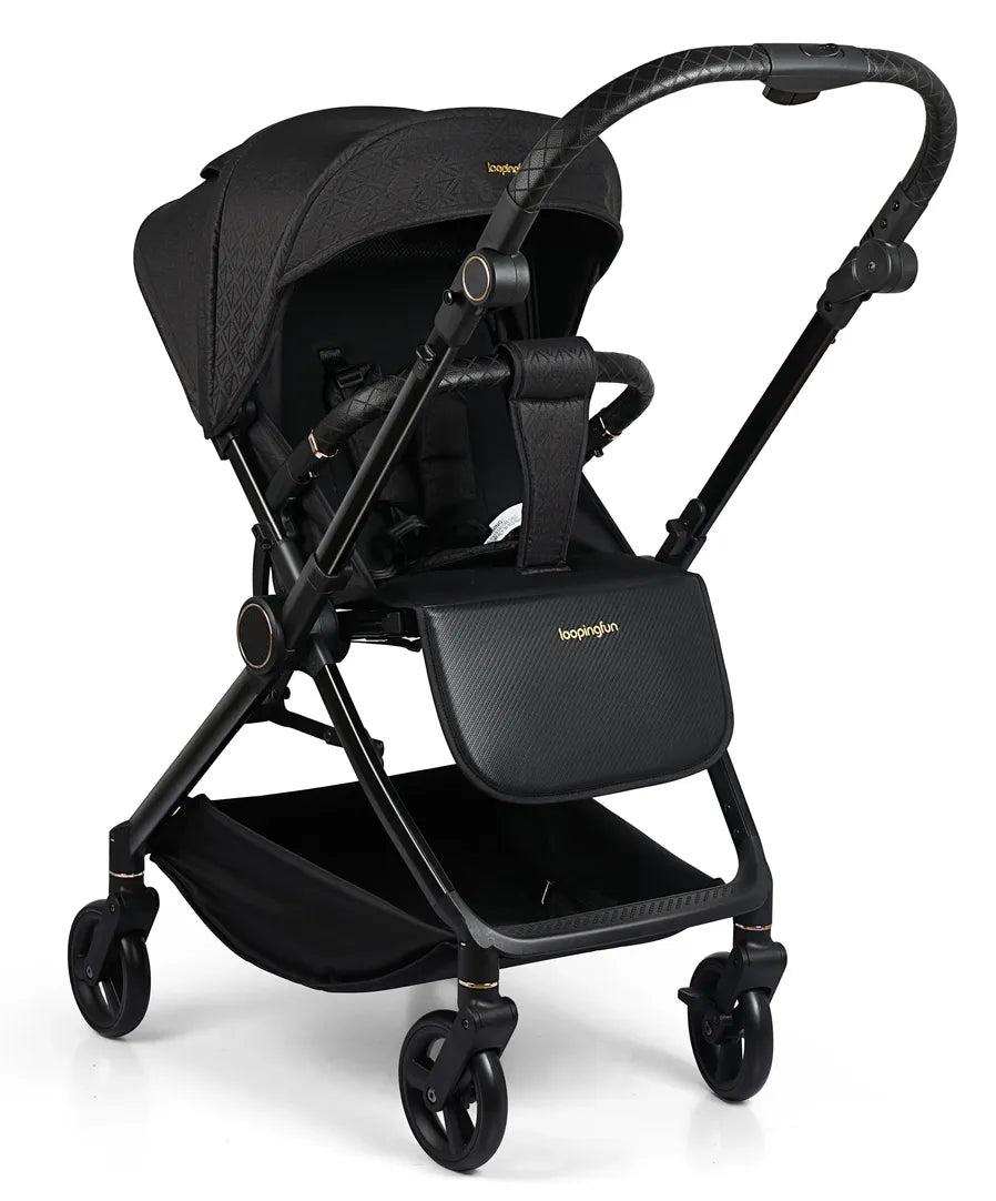 JMT-610186 Eco-friendly 3-in-1 Aluminium Travel Folding Stroller with Baby Car Seat and Pram Features