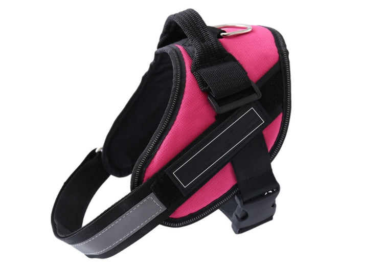 JMT-610506 Customizable Adjustable Dog Vest Harness with ID Patch for Outdoor Walks