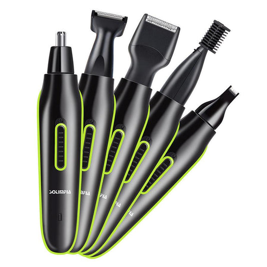 JMT-610570 5-in-1 Nose and Ear Hair Trimmer with Rechargeable Design, Painless Cutting and Easy Cleaning