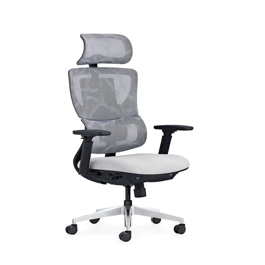 JMT-610634 Height Adjustable Executive Office Chair with Mesh Back, Footrest, and Reclining Function