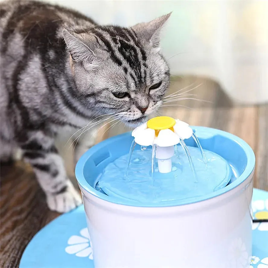 JMT-610698 Automatic Cat Water Fountain with Filtration System for Fresh Drinking Water