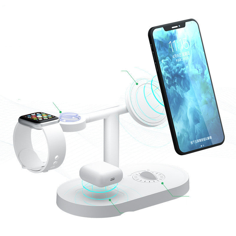 JMT-611018 Three-in-One Wireless Charger with Magnetic Aromatherapy for iPhone 12 and Apple Watch - Fast Charging Stand