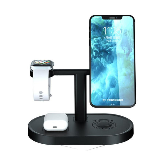 JMT-611018 Three-in-One Wireless Charger with Magnetic Aromatherapy for iPhone 12 and Apple Watch - Fast Charging Stand