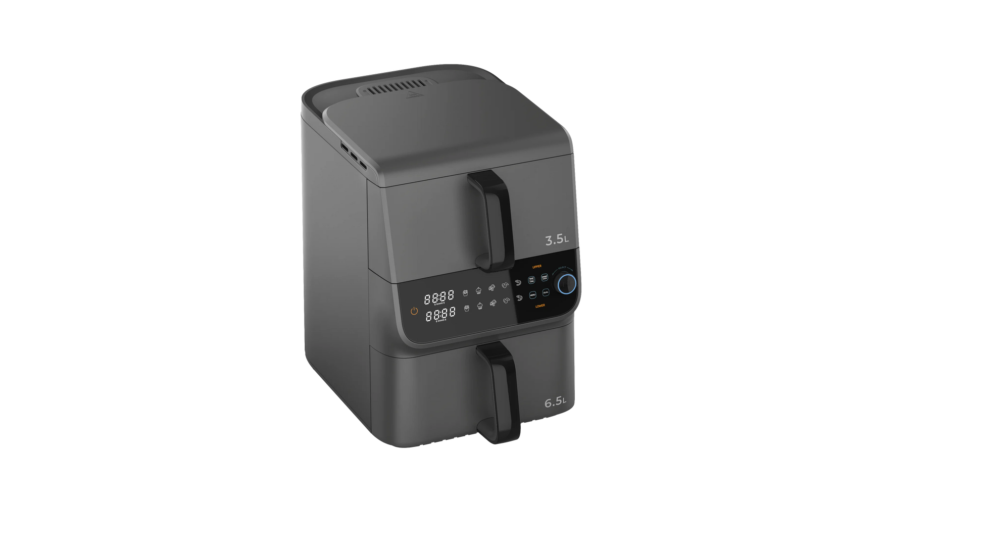 JMT-611082 Dual Core 10L Air Fryer with Upper and Lower Cooking Functions, Efficient Home Air Oven