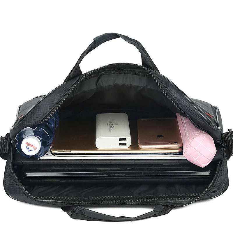 JMT-611146 Durable Waterproof 16 Inch Laptop Shoulder Bag for Men - Fashionable Casual Design
