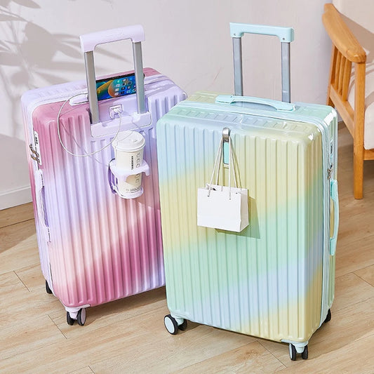 JMT-611210 Three-Piece Multifunctional Luggage Set for Kids - Durable ABS Trolley Travel Bags