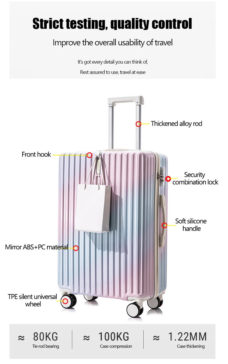 JMT-611210 Three-Piece Multifunctional Luggage Set for Kids - Durable ABS Trolley Travel Bags