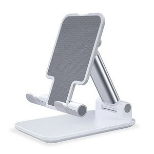 JMT-611338 Adjustable Mobile Phone Stand with Non-Slip Silicone Base and Alloy Support Rod