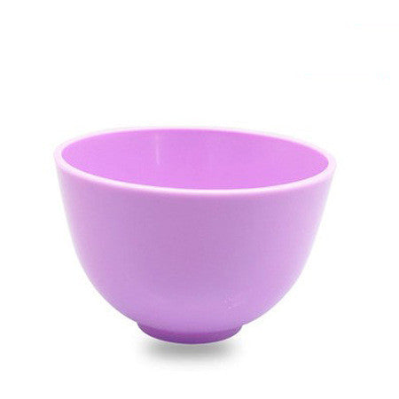 JMT-611466 Silicone Mask Bowl Set with Stirring Stick and Brush - Versatile Skin Care Tool in Multiple Colors