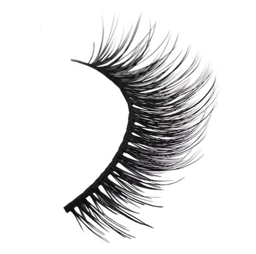 JMT-611594 3 Pairs Natural 3D Mink False Eyelashes - Long and Dramatic Lash Extensions for Eye Enhancement