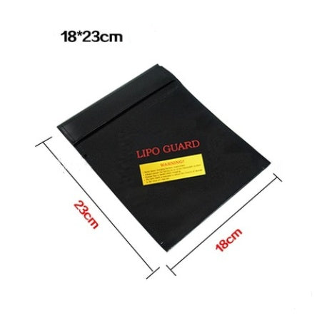 JMT-611658 Fireproof Li-Po Battery Safety Storage Bag - 700°C Heat Resistant Protection