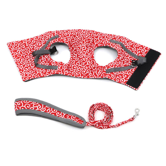 JMT-611658 Pet Traction Vest for Cats and Dogs - Anti-Stroke Resistance, Adjustable Fit in Blue, Red, or Green