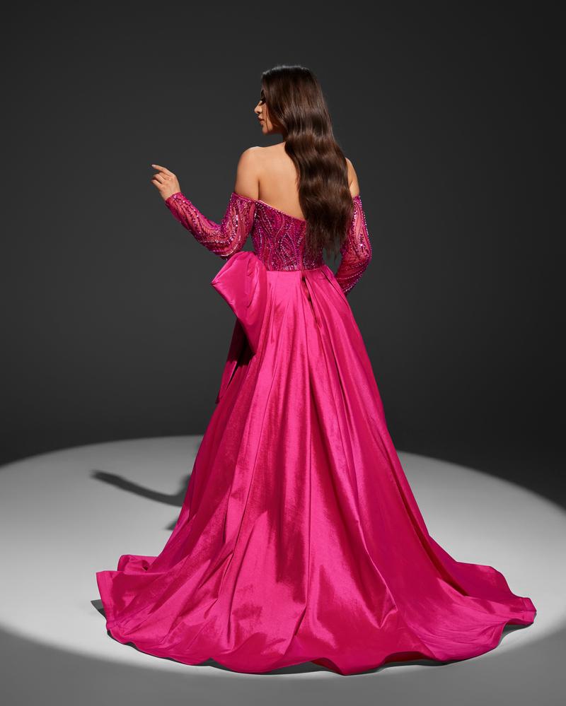 JMT-611722 Elegant Purple Evening Gown for Women - SH0055 Design