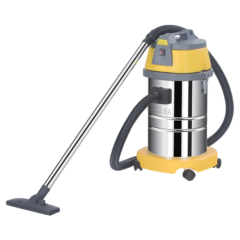 JMT-611786 30L Wet/Dry Vacuum Cleaner with Stainless Steel Tank and Straight Tube Design