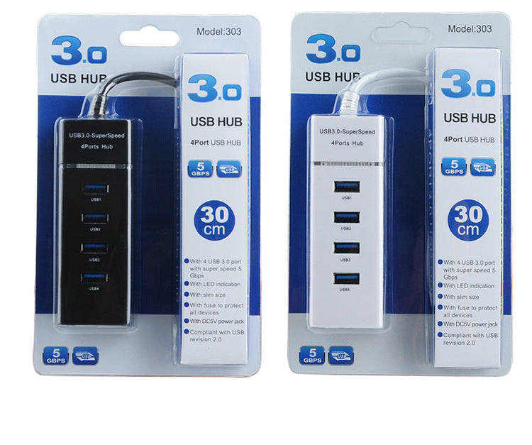 JMT-612170 USB Hub Splitter Multi-Port Expansion – 3.0 High-Speed One to Four Interface Adapter