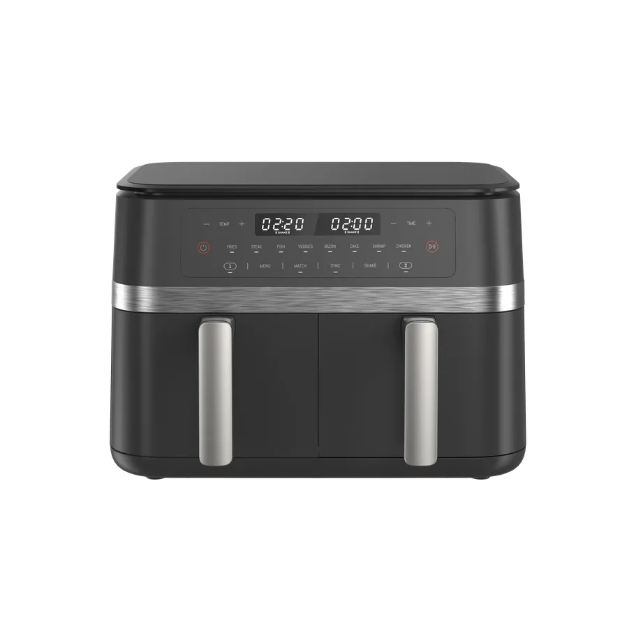 JMT-612234 11L Dual Basket Digital Air Fryer - Oil-Free Cooking in a Smart Kitchen Appliance