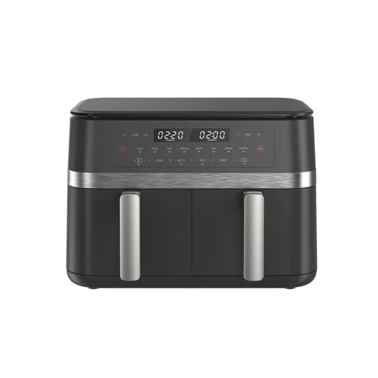 JMT-612234 11L Dual Basket Digital Air Fryer - Oil-Free Cooking in a Smart Kitchen Appliance