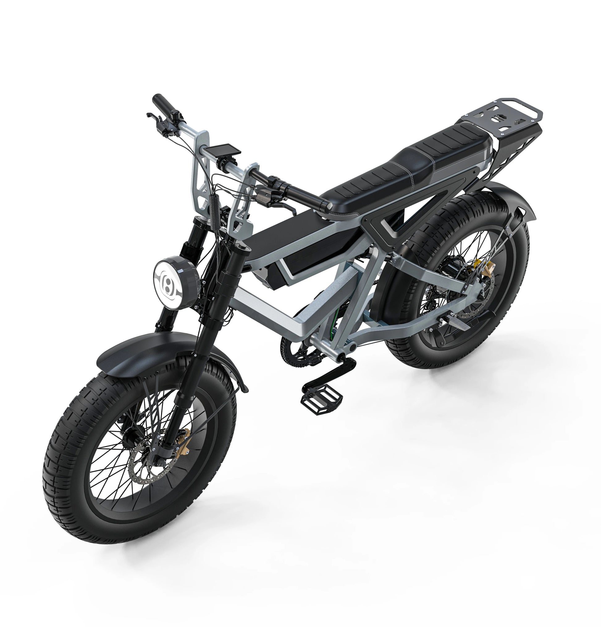 JMT-612234 Adult Electric Dirt Bike 1000W with 20 Inch Fat Tires – City & Mountain Use, Lithium Battery Powered , Top Speed 27.9 mph