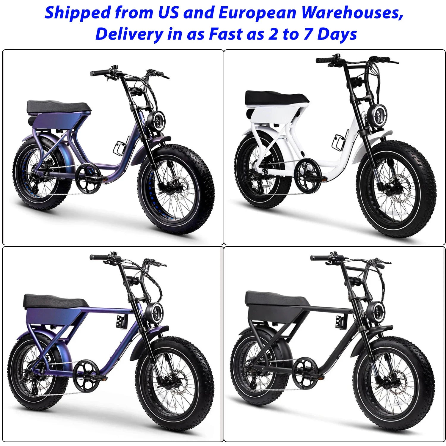 JMT-612234 Adult Electric Dirt Bike 1000W with 20 Inch Fat Tires – City & Mountain Use, Lithium Battery Powered , Top Speed 27.9 mph