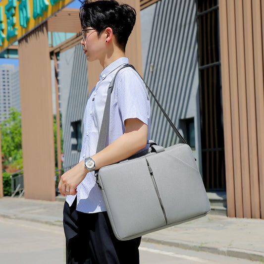 JMT-612298 Waterproof Nylon Single Shoulder Laptop Briefcase for Travel