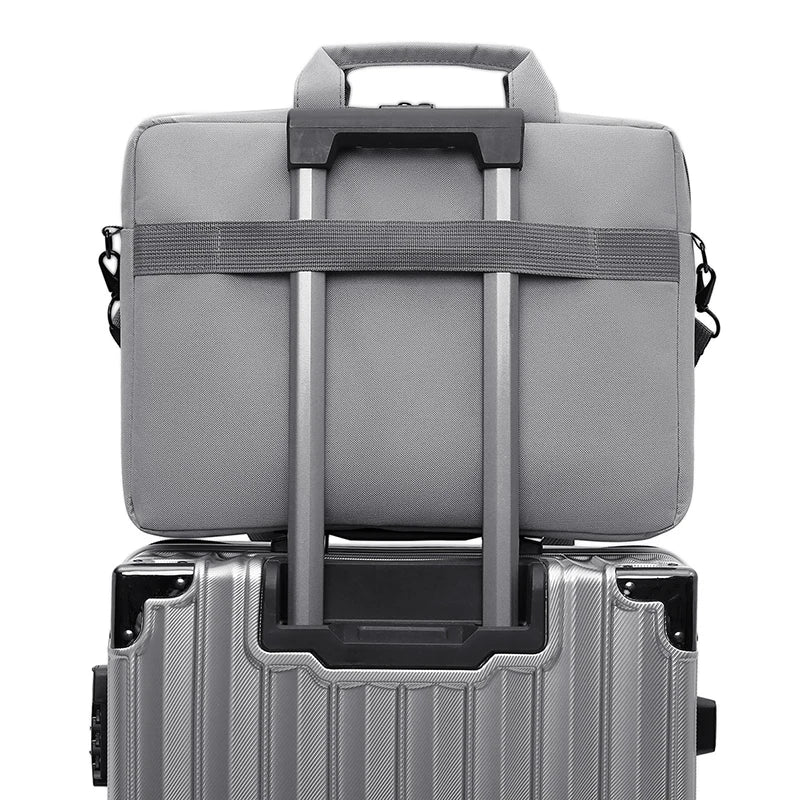 JMT-612298 Waterproof Nylon Single Shoulder Laptop Briefcase for Travel
