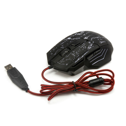JMT-612298 Wired Gaming Mouse with USB Connection for Enhanced Online Gaming Experience