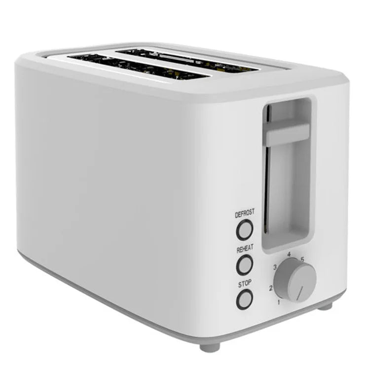 JMT-612426 Two-Slice Electric Toaster with Defrost, Reheat, Cancel Functions and 7-Level Browning Control, 700W, 100V-240V
